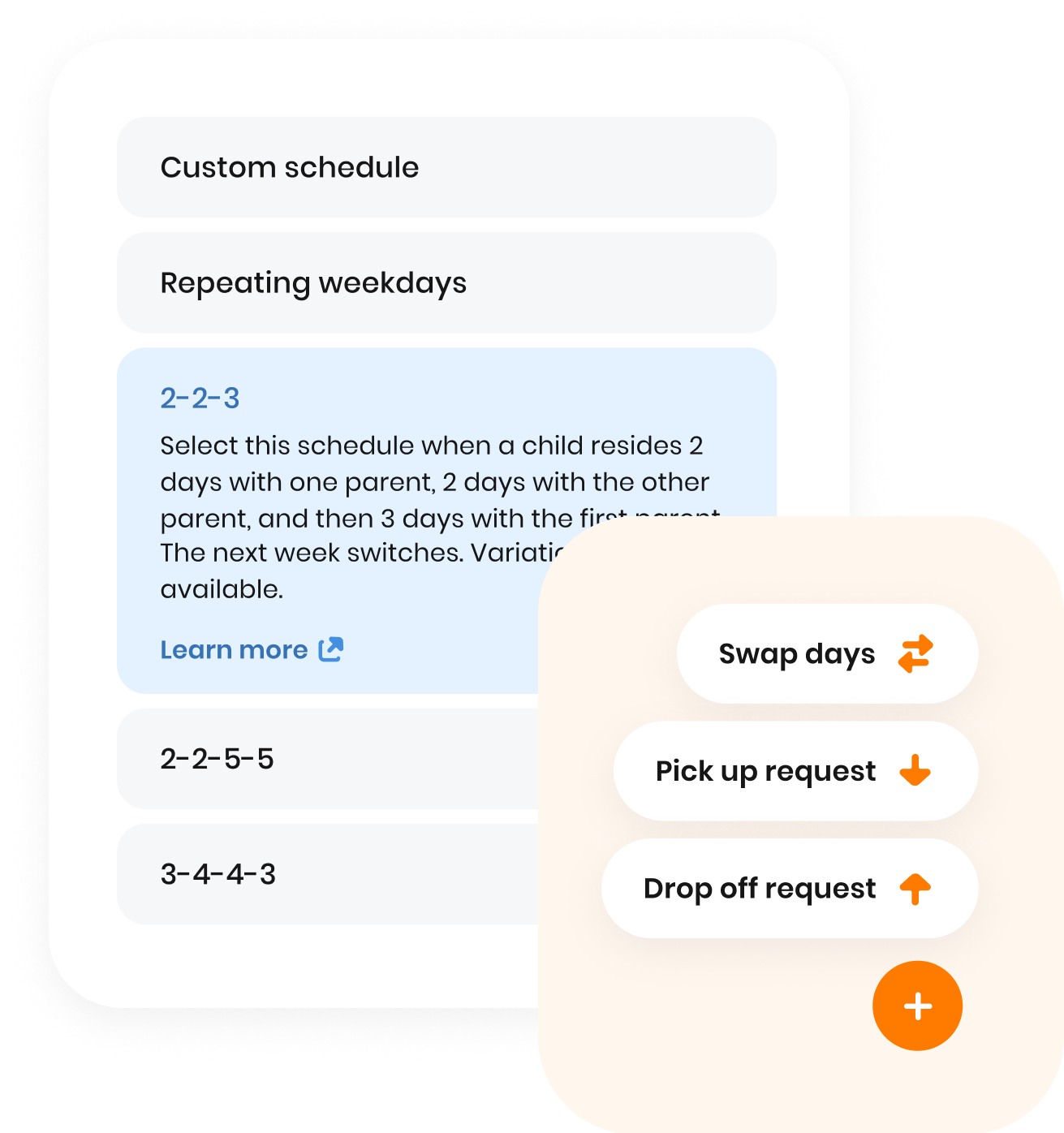 Custody Schedules & Shared Calendars